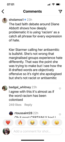 Diane Abbot labour whip removed