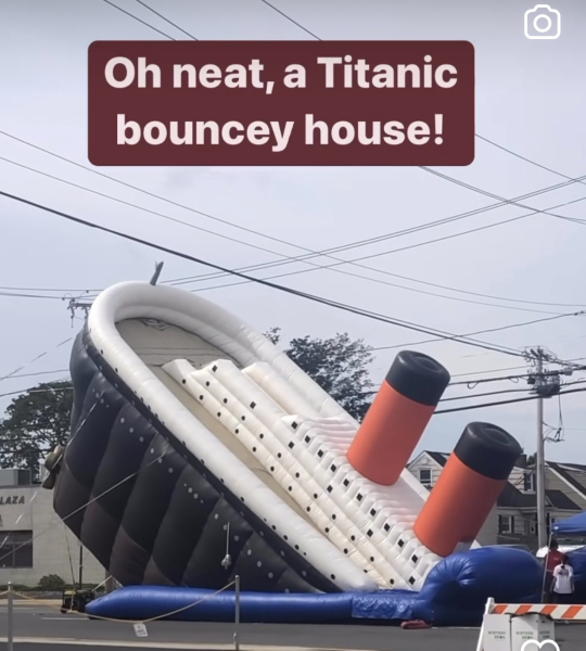 To think a 'Titanic Dining Experience' is grim AF?