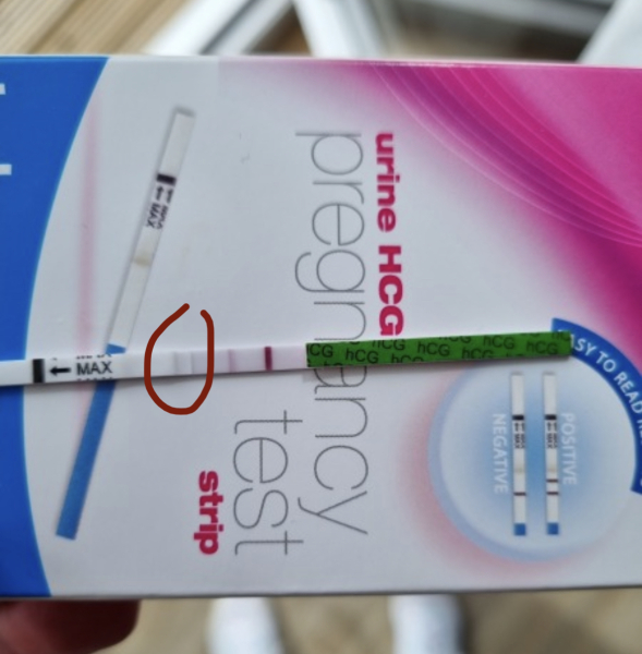 To think this test might be positive...?