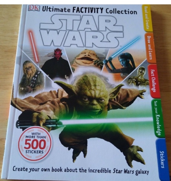 Star Wars book with Yoda on cover