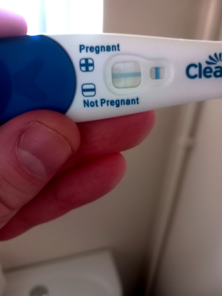 Faint positive Clear Blue