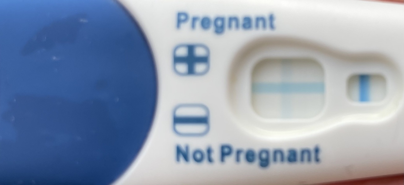 Preg test faint line.... preg or not preg?