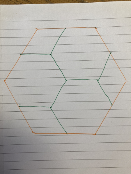 Any quilters around?  Or mathematicians? Hexagon question