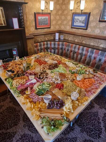To think this looks awful?! Grazing table....