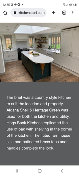 If you have a cream and oak kitchen