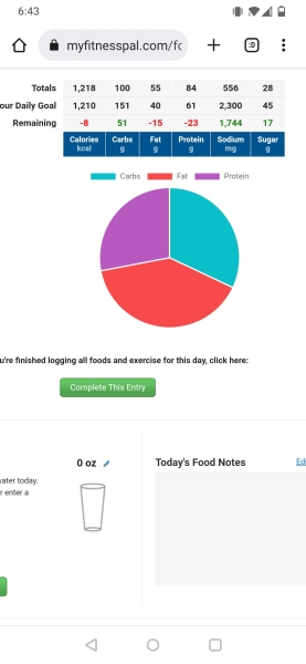 Dieting without feeling hungry? My food yesterday...
