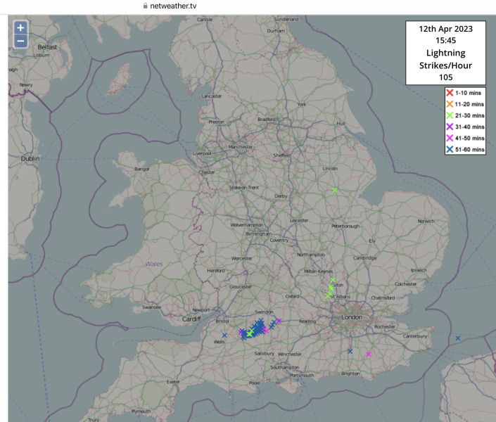 Stormy middle of week next week - 11th/12th April