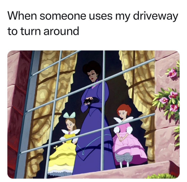 Private driveway - would this annoy you? 