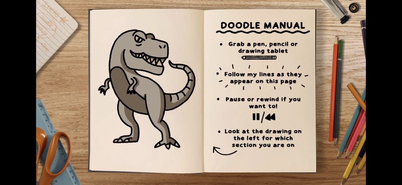 Drawing tutorials for the classroom 