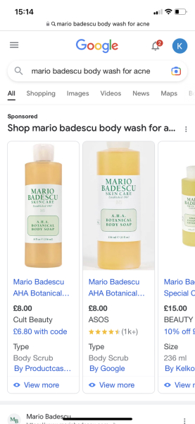 Best shower gel for spotty chest and back