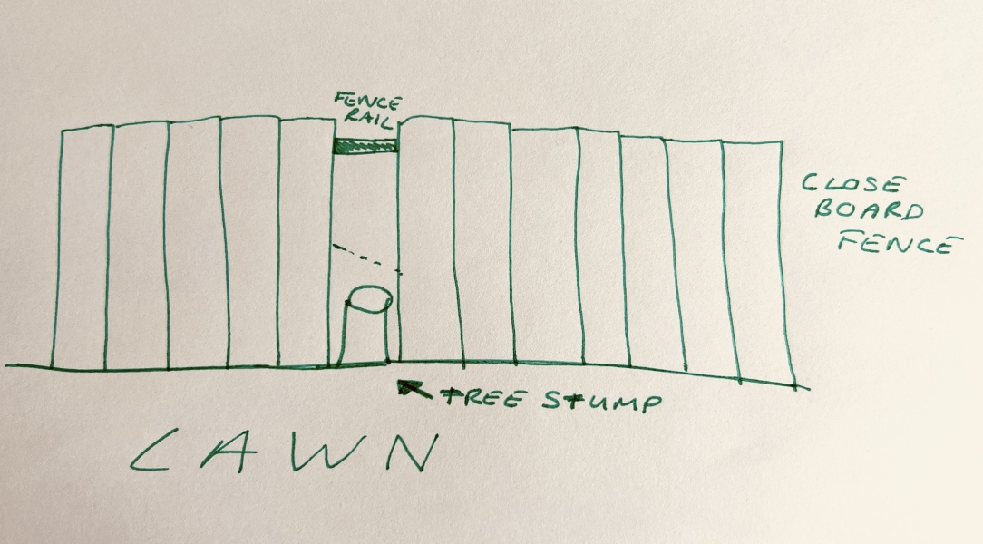 Hole in the fence
