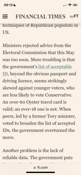 To remind you that no photo ID = no right to vote. 