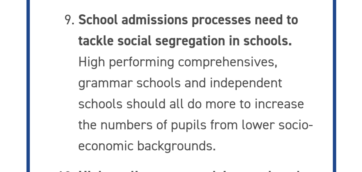 Don't seem to like private schooling