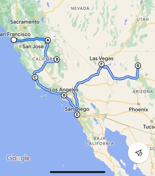 US Roadtrip Itinerary Advice