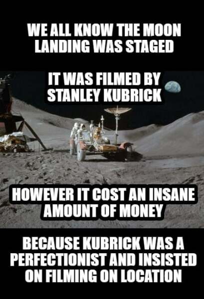 I don't believe we've been to the moon and SpaceXs failure further convinces me.