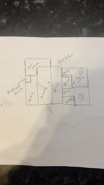 Neighbour unhappy about porch