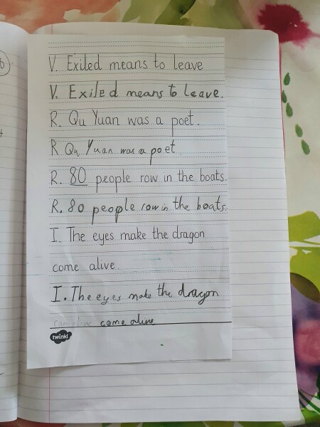 What's your year 3 boys writing like?