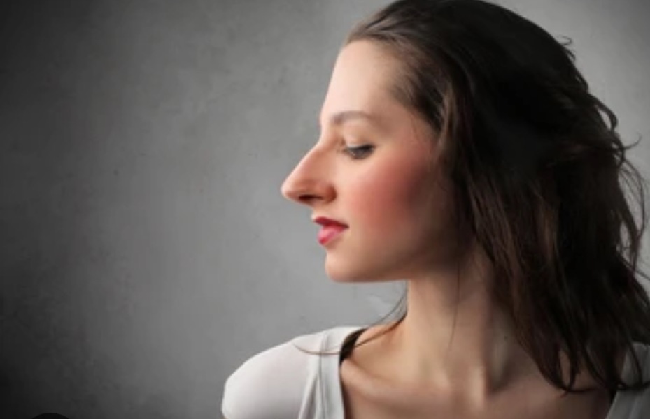 To be in tears over my nose?