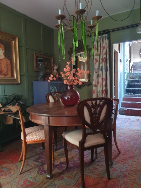 What do you have on your dining table?