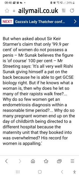 Labour thinks they are the party to protect women 