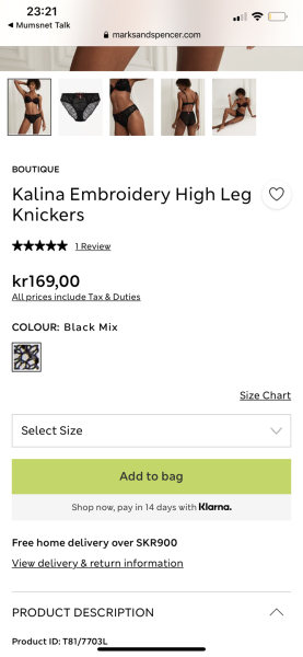 Do you think it is ok for men to post sexualised reviews of women's knickers on M&S website?