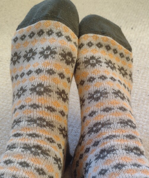 Toasties:- Spring frocks and socks?  