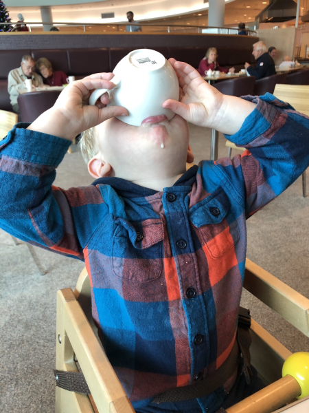 Baby still cannot work out how to suck from a sippy cup