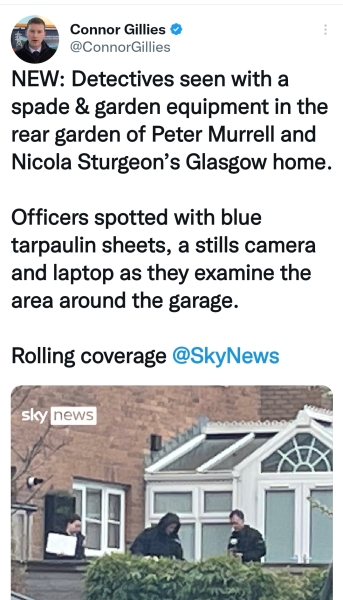 BREAKING NEWS! Peter Murrell in custody for questioning re. funding of SNP