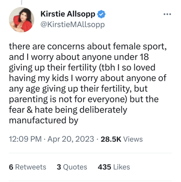 Kirstie Allsopp 🤦🏻‍♀️