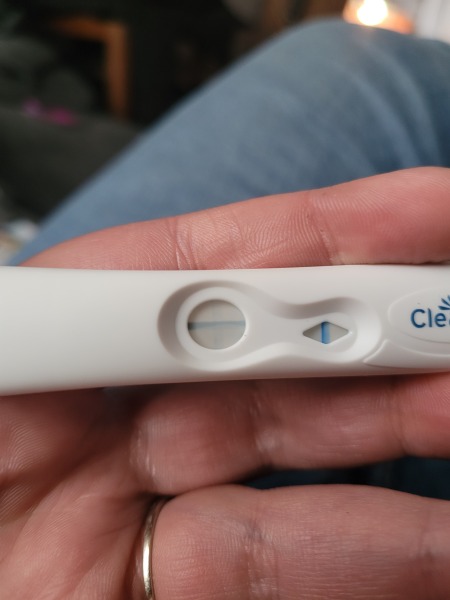 Faint positive Clear Blue
