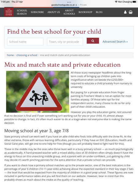 School fees have risen by 19% in the space of 12 months