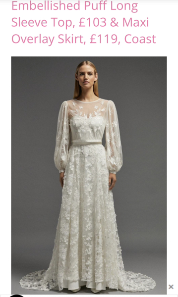 Hel0 for a wedding dress for a 50 year old bride