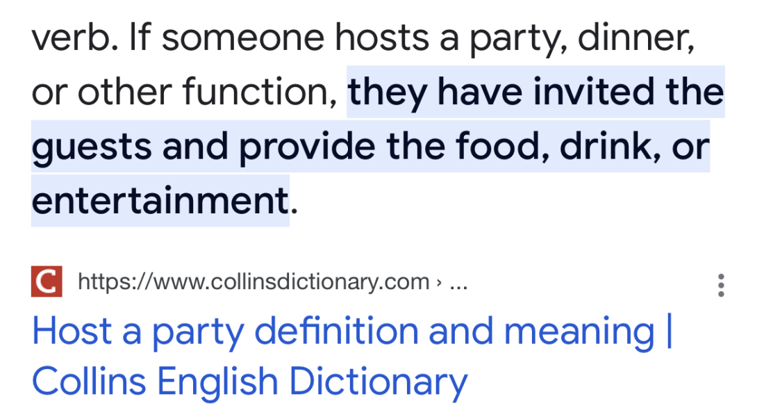 If you can't afford to throw a party don't bother?