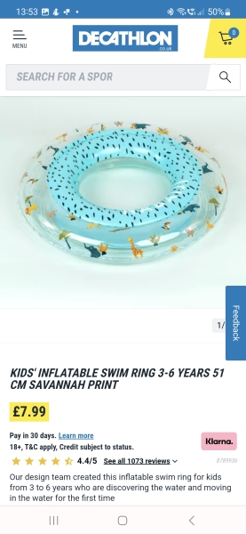 Swimming Flotation things for a 4yr old
