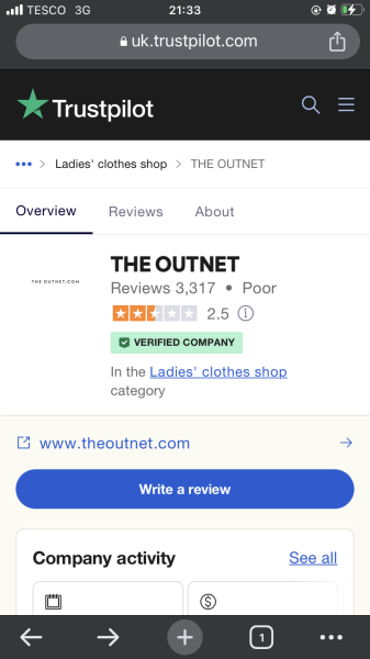 Outnet Shitshow: avoid 