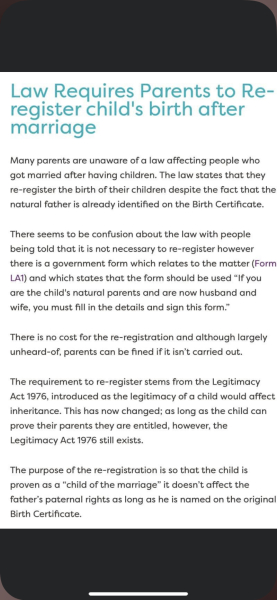 Has anyone had to reregister their DC after getting married? 