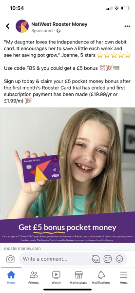 NatWest advert- daughter/he/him