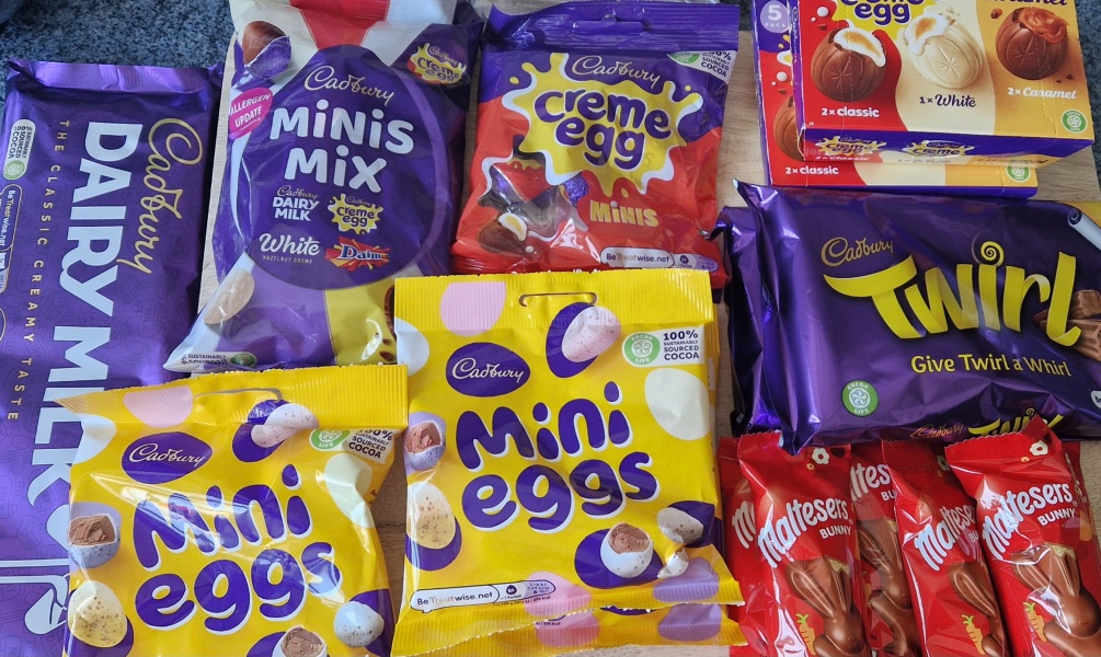 ... to expect to be able to find Easter stuff in the shops today?