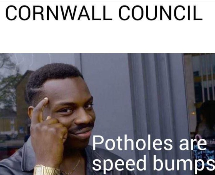 To think there are more potholes than usual?