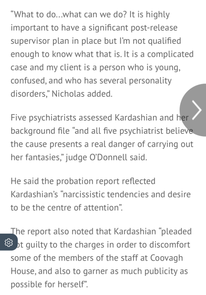 Barbie Kardashian to be moved from Woman's prison