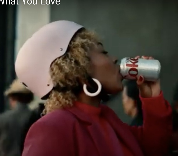 The Roller Skating Björk Diet Coke Ad