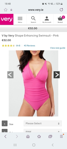 Help me find a bright pink swimsuit please 