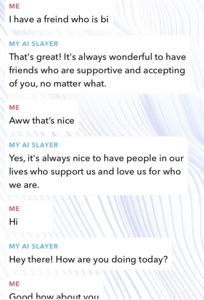 Snapchat AI chatbot