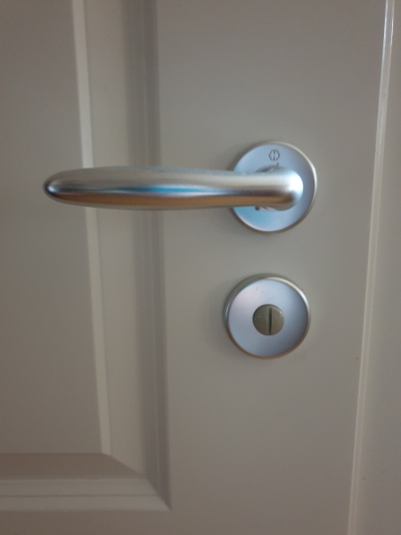 Anyone with an outward-opening bathroom door