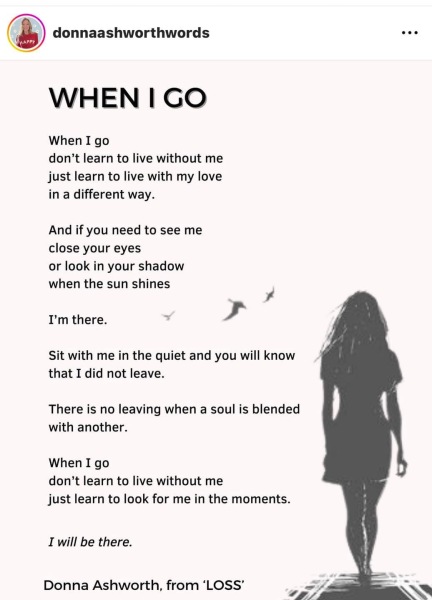 Readings, poems for DMs funeral