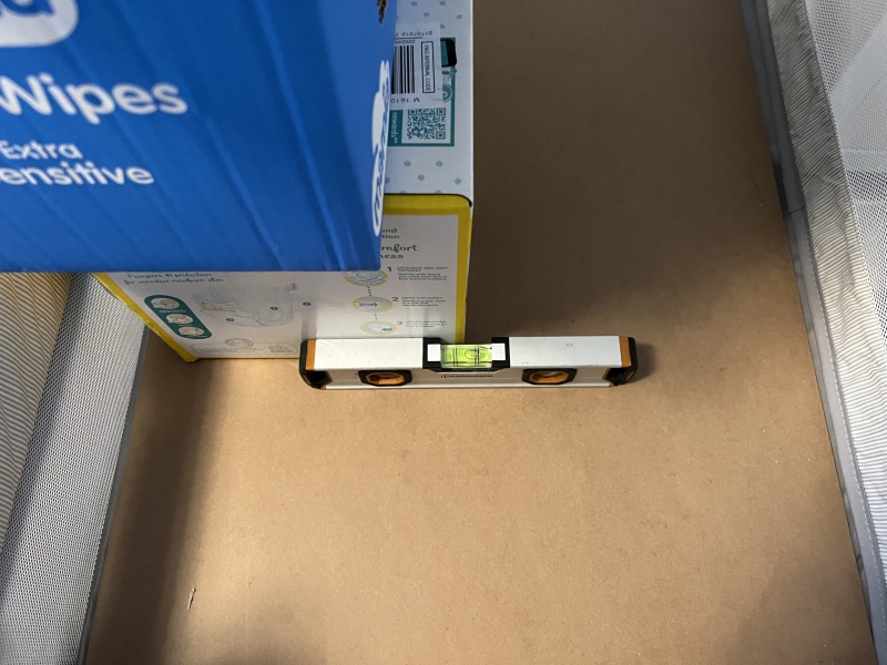 bedside cribs not level