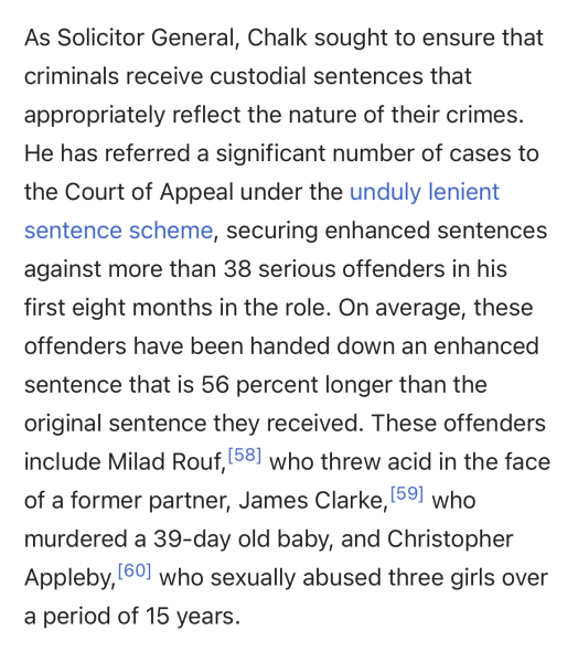 What do we think of the new Justice Sec?