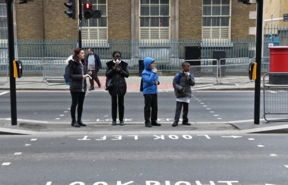 Traffic lights at pedestrian crossing - who is at fault?