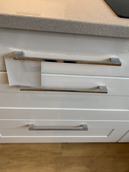 Kithen cupboard respray