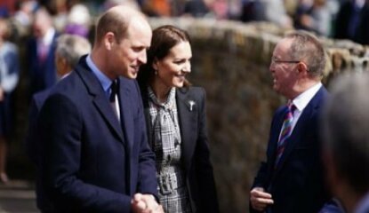 William and Catherine in Wales 27/04 + 28/04